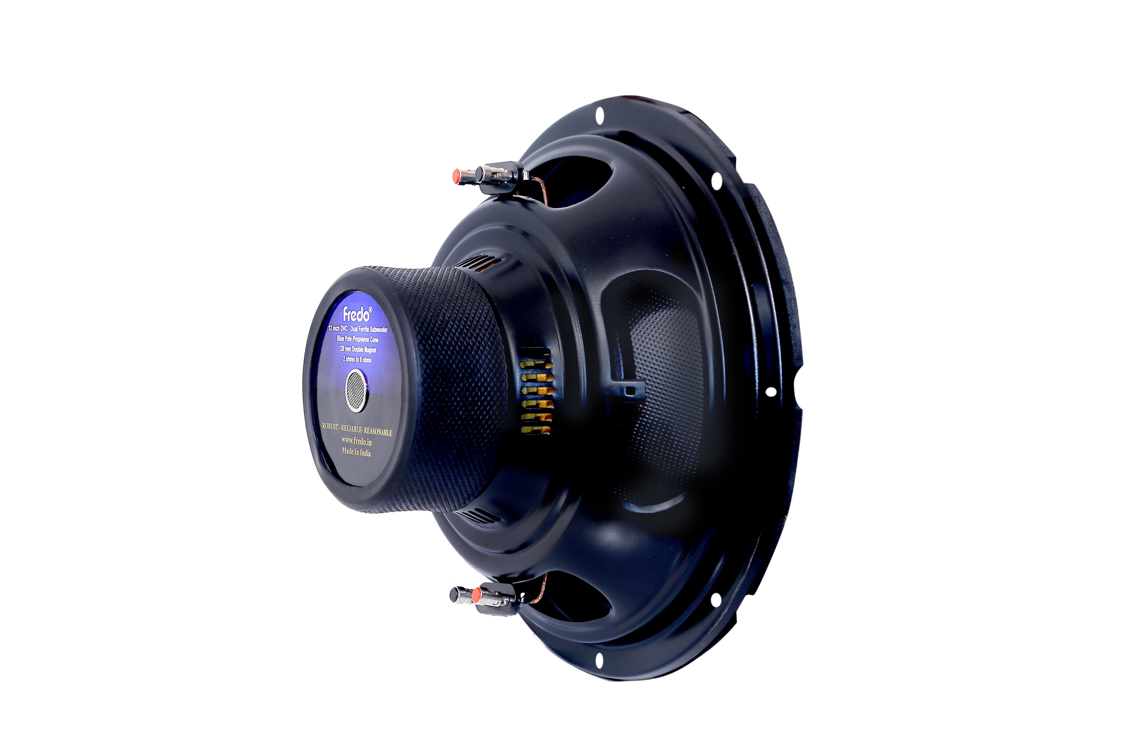 12-inch DVC-Dual Ferrite Subwoofer with RMS Power of 180W - 2Ohms to 8Ohms