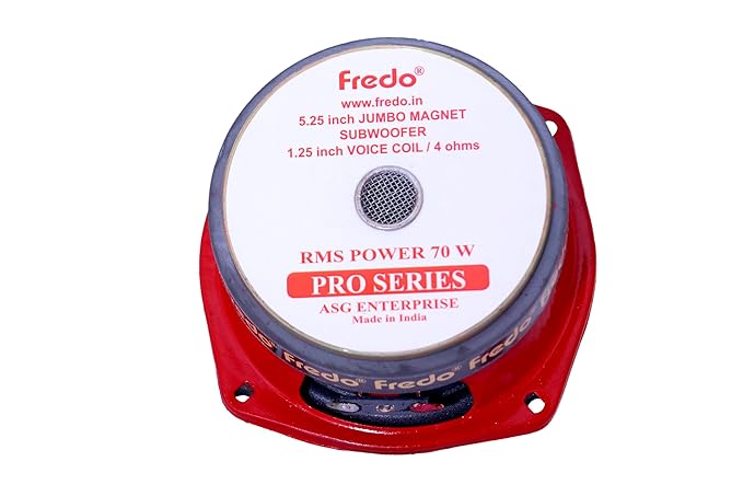 Fredo Pro FRD5.4J 5.25 inch Jumbo Magnet Bookshelf subwoofer - 4 ohms