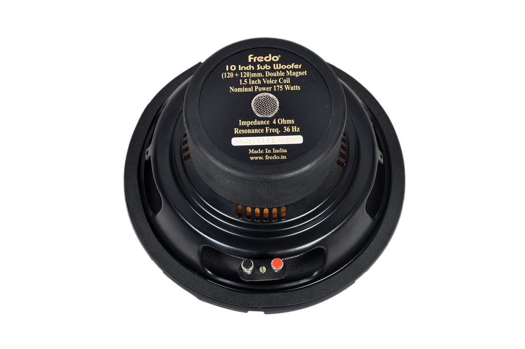 Fredo10-Inch Double Magnet Subwoofer - 4 Ohms/RMS 125W