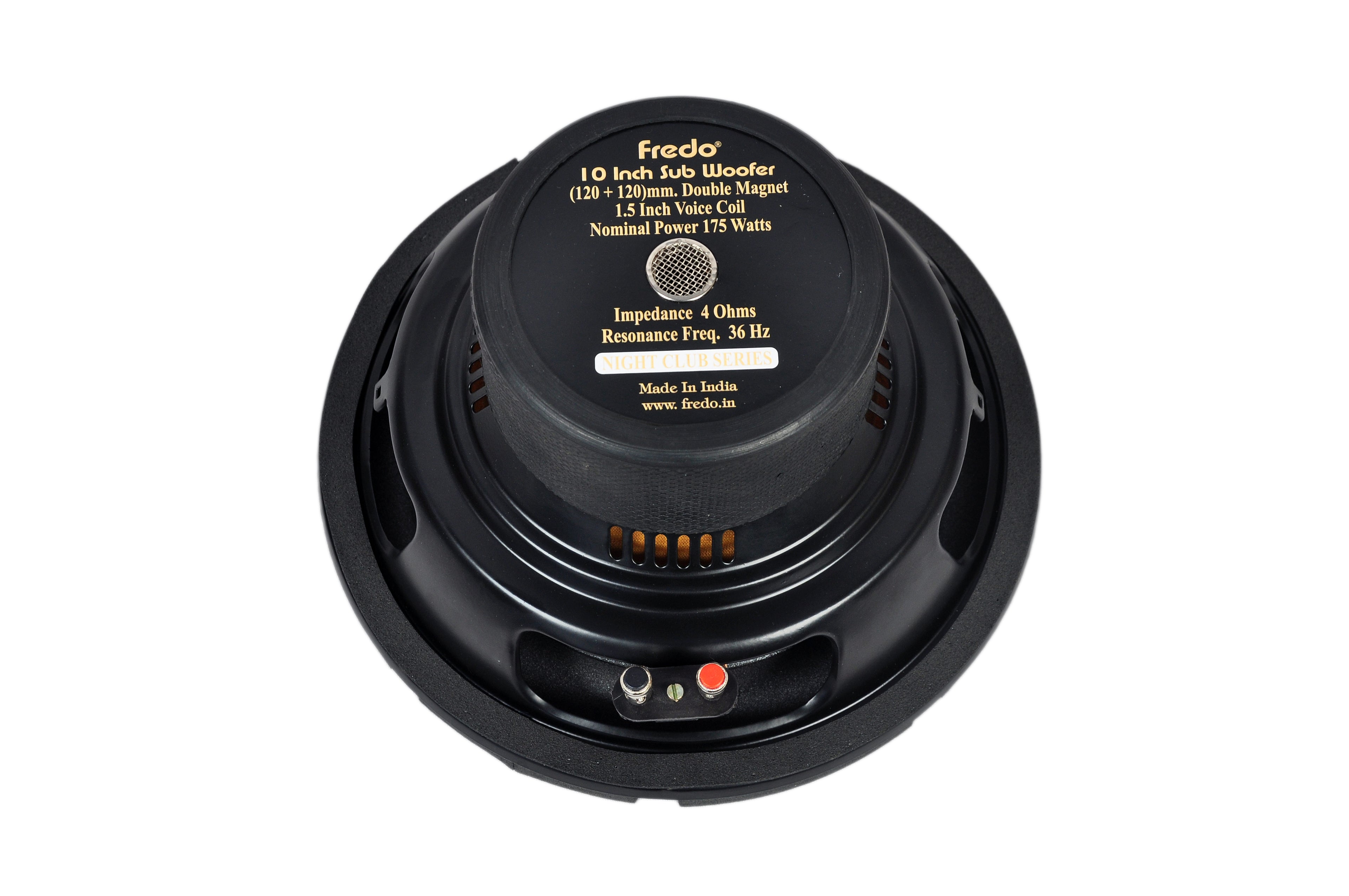Fredo10-Inch Double Magnet Subwoofer - 4 Ohms/RMS 125W