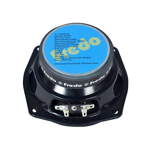 5.25 Inch Subwoofer (Pack of 2) - 350W Peak / Bubble Cap