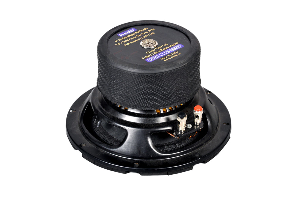 Fredo 8-Inch Double Magnet Subwoofer - 4 Ohms, 103W RMS, 725W Peak