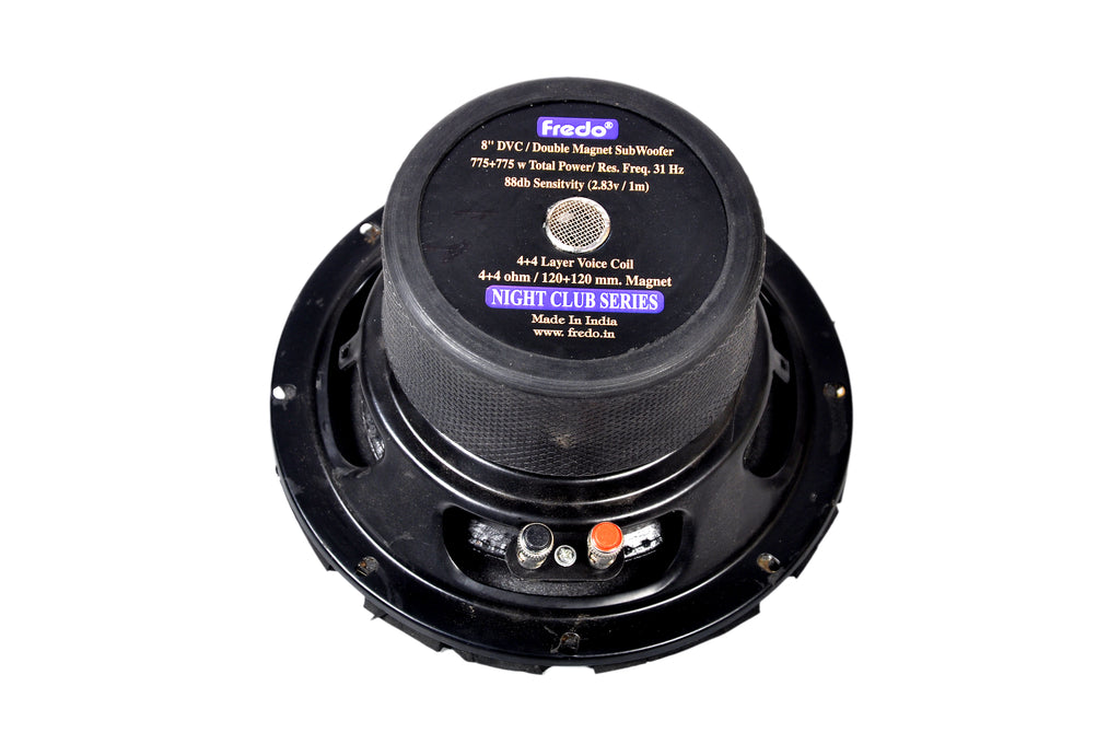 Fredo DVC8.4FRD 8-Inch Dual-Stack Ferrite Subwoofer - 775W + 775W (Peak)