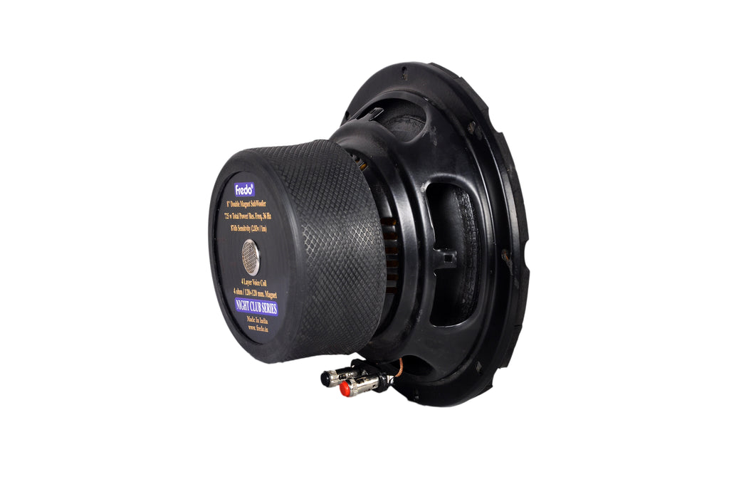 Fredo 8-Inch Double Magnet Subwoofer - 4 Ohms, 103W RMS, 725W Peak
