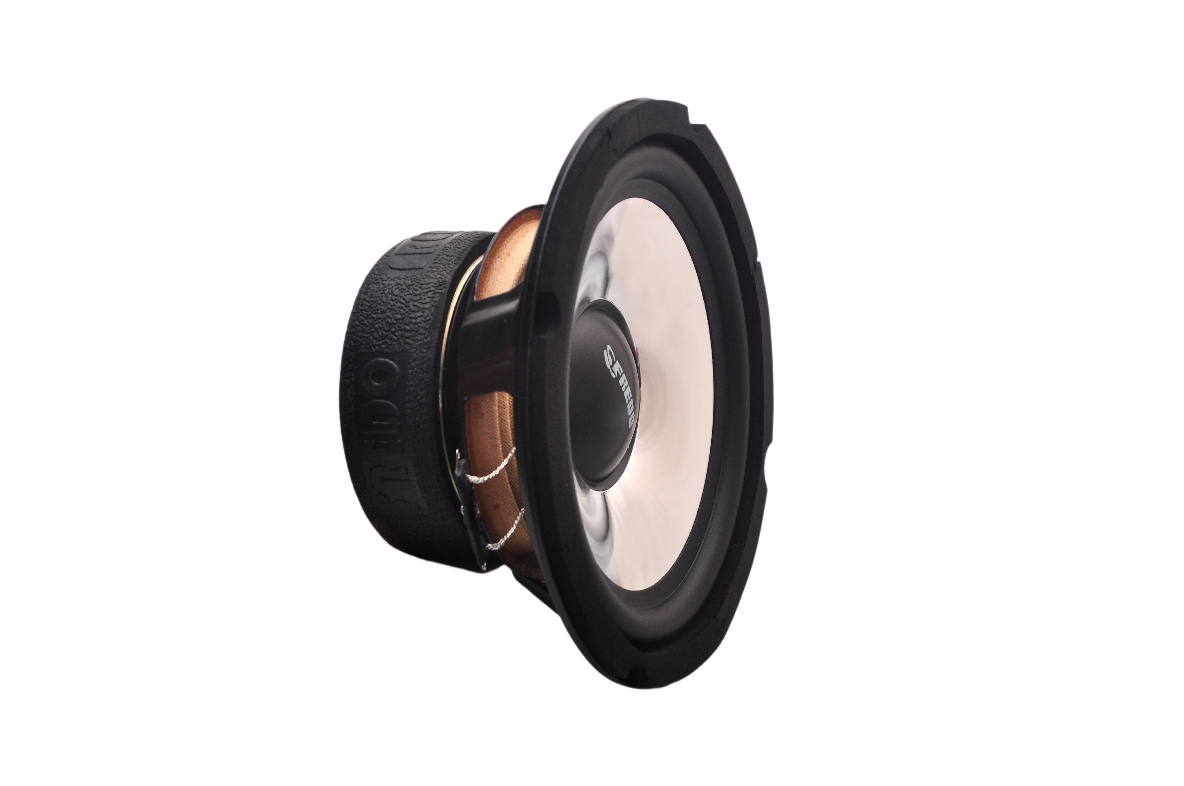 Fredo 6.5 inch (Pack of 2) Full Range Speaker - 8 Ohm/RMS 46W - Shiny Silver