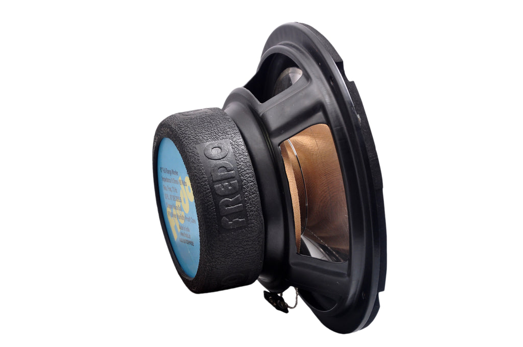 Fredo 6.5 inch (Pack of 2) Full Range Speaker - 8 Ohm/RMS 46W - Shiny Silver