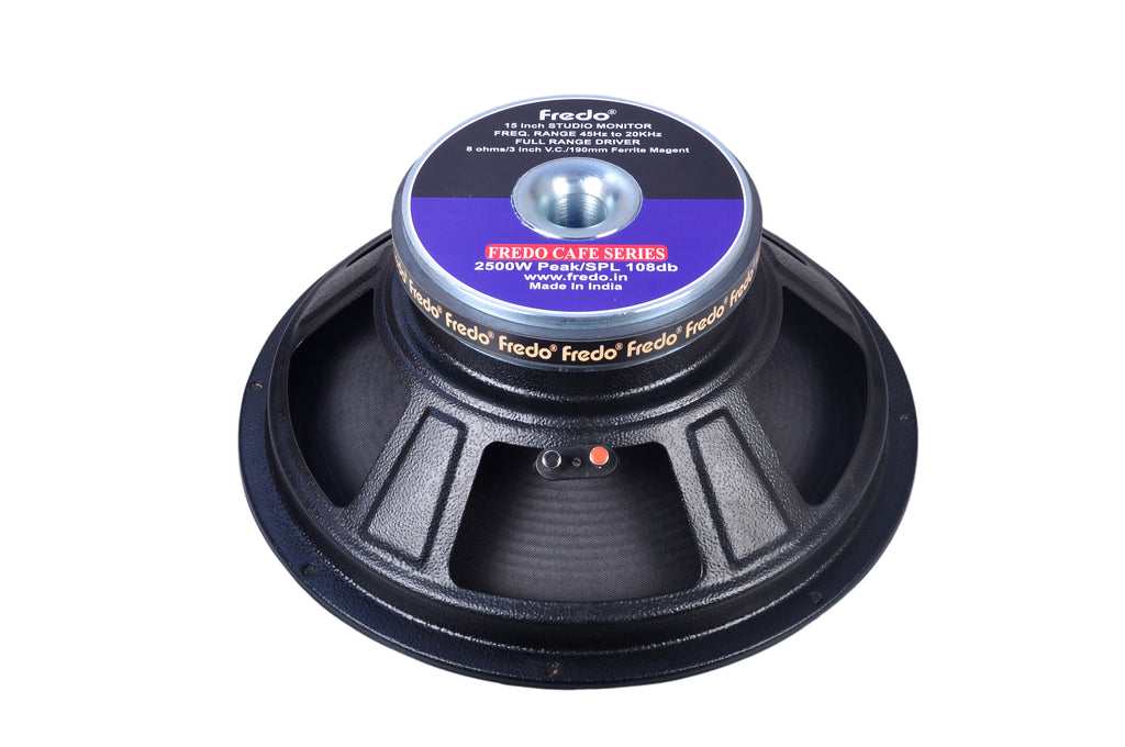 Fredo 15-Inch Stage Monitor/Full Range - 8 Ohms, 2500W Peak, 354W RMS