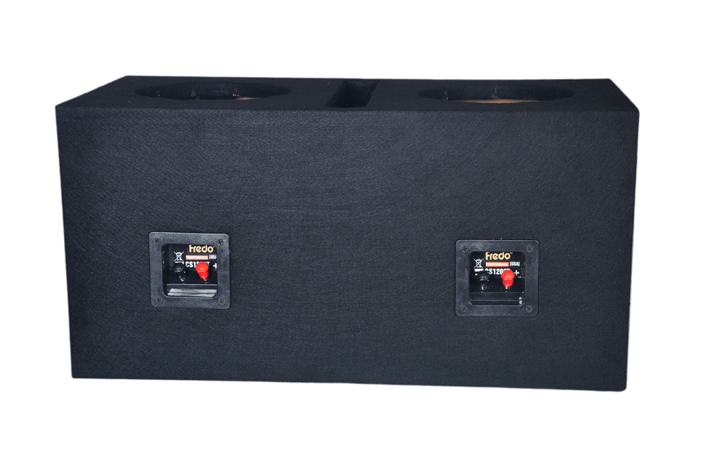 8-Inch Double Subwoofer Enclosure Volume 50 Litres