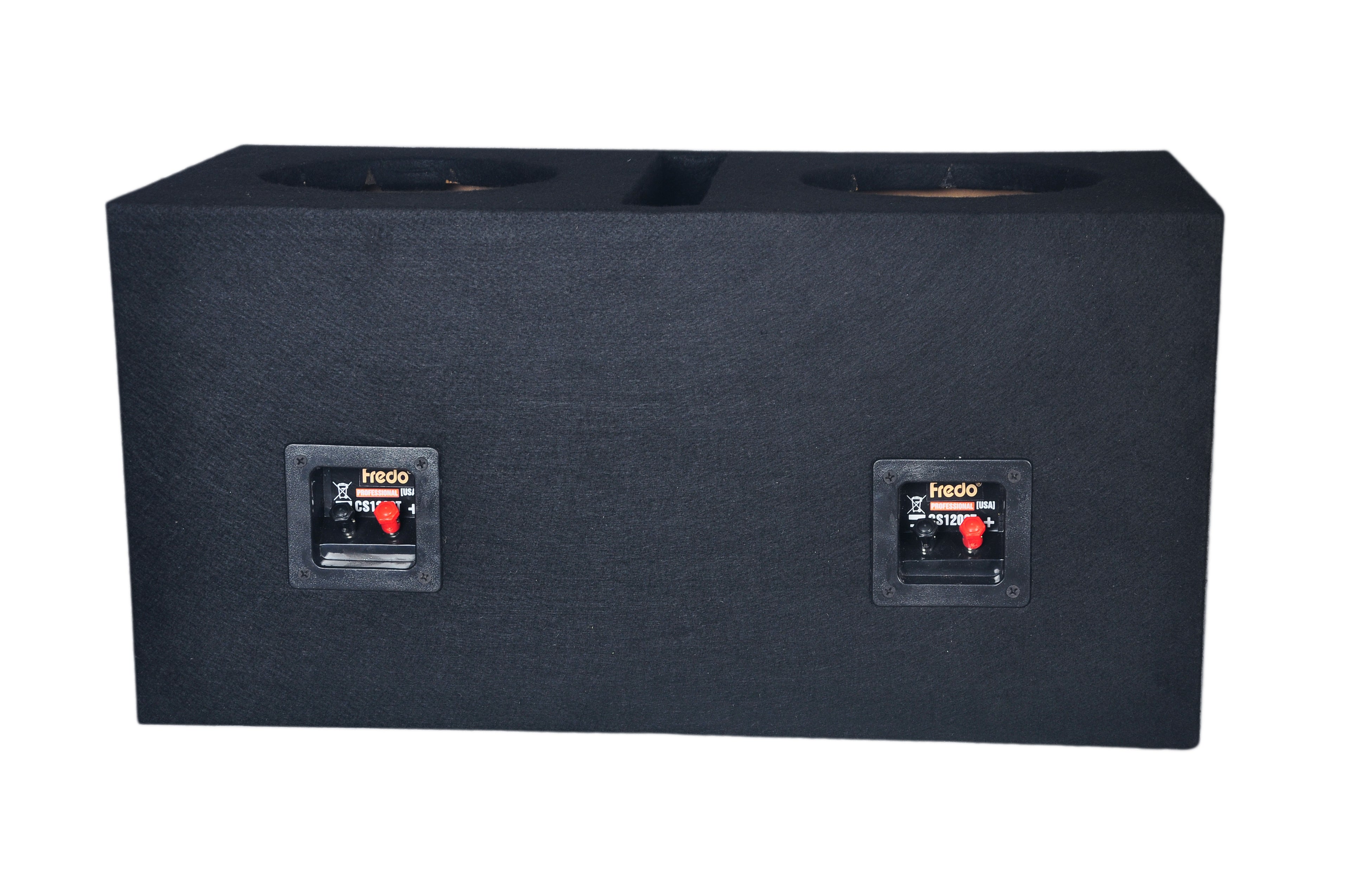 8-Inch Double Subwoofer Enclosure Volume 50 Litres