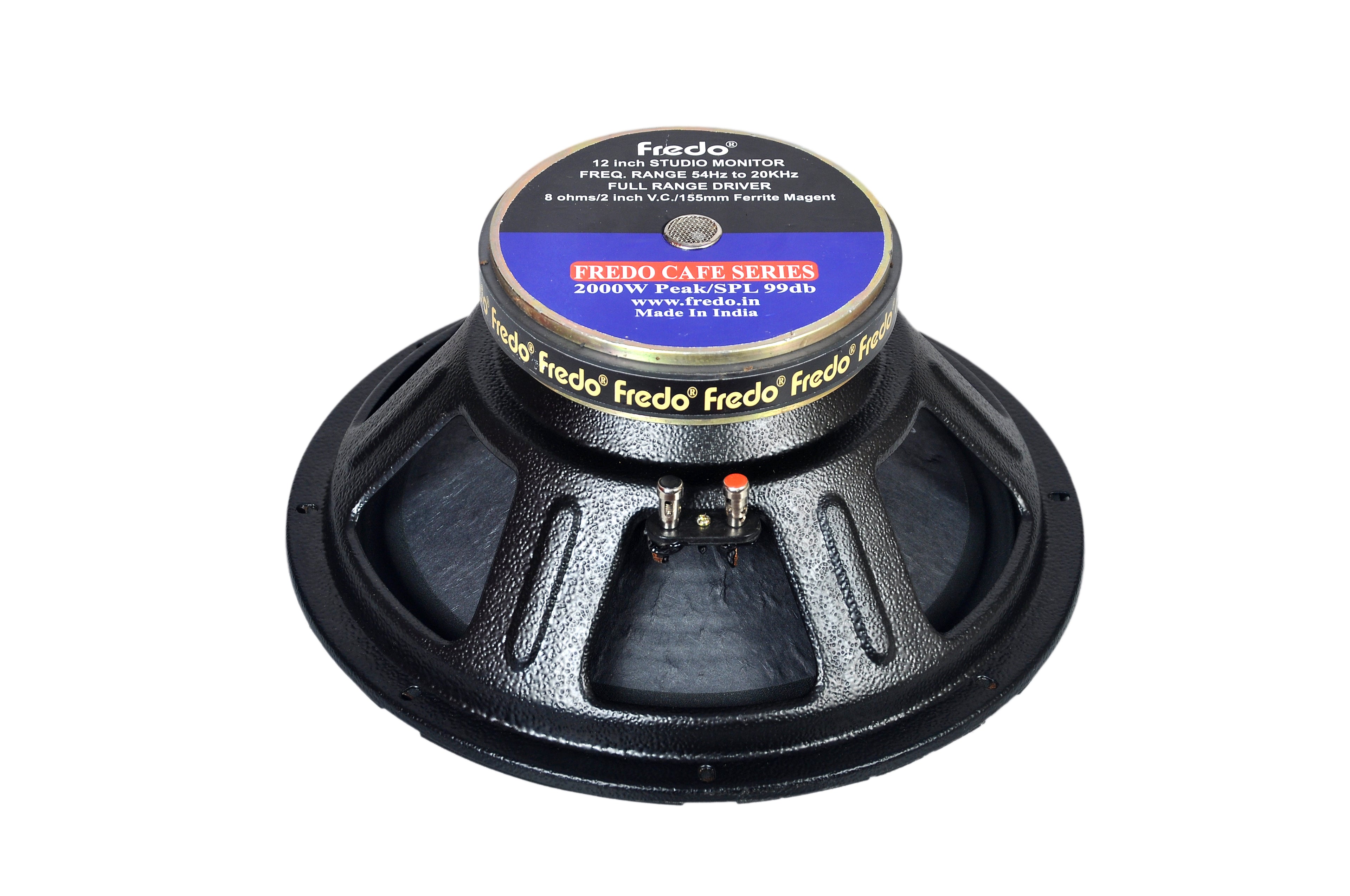 Fredo FRD12.8MONO 12-Inch Stage Monitor (Full Range - 8 Ohms) - 2000W Peak, 283W RMS