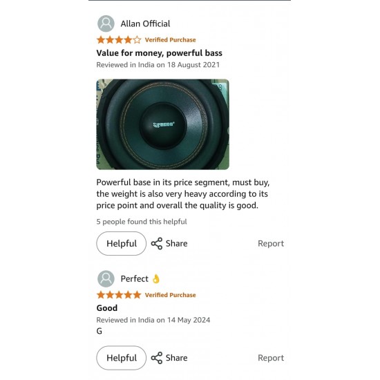 Fredo FRD10.4SM 10-Inch Single Magnet Subwoofer - 825W Peak