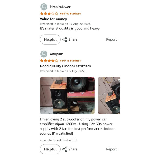 Fredo FRD10.4SM 10-Inch Single Magnet Subwoofer - 825W Peak