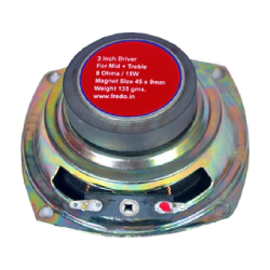 3-Inch (Pack of 2) Mid-Range Satellite Speaker - 8 Ohm, 15W 3-Inch (Pack of 2) Mid-Range Satellite Speaker - 8 Ohm, 15W