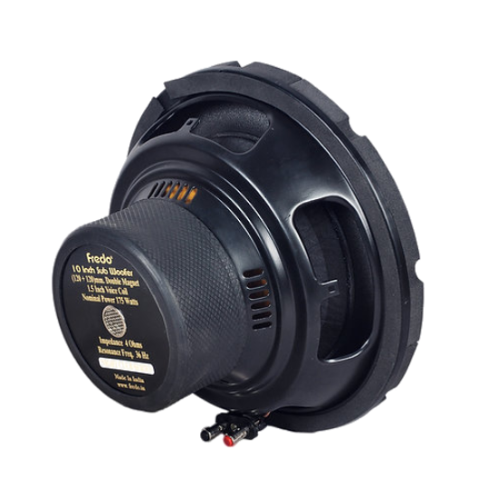 Fredo10-Inch Double Magnet Subwoofer - 4 Ohms/RMS 125W Fredo10-Inch Double Magnet Subwoofer - 4 Ohms/RMS 125W